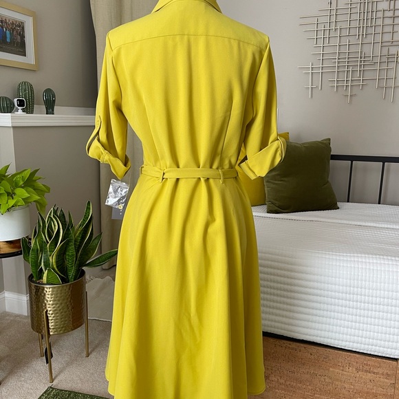 Nwt A line button down dress Size 10 - Picture 6 of 7